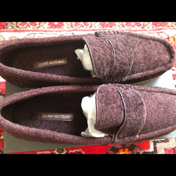 Stuart Weitzman Bromley Shearling Loafers size 9 - Picture 7 of 9